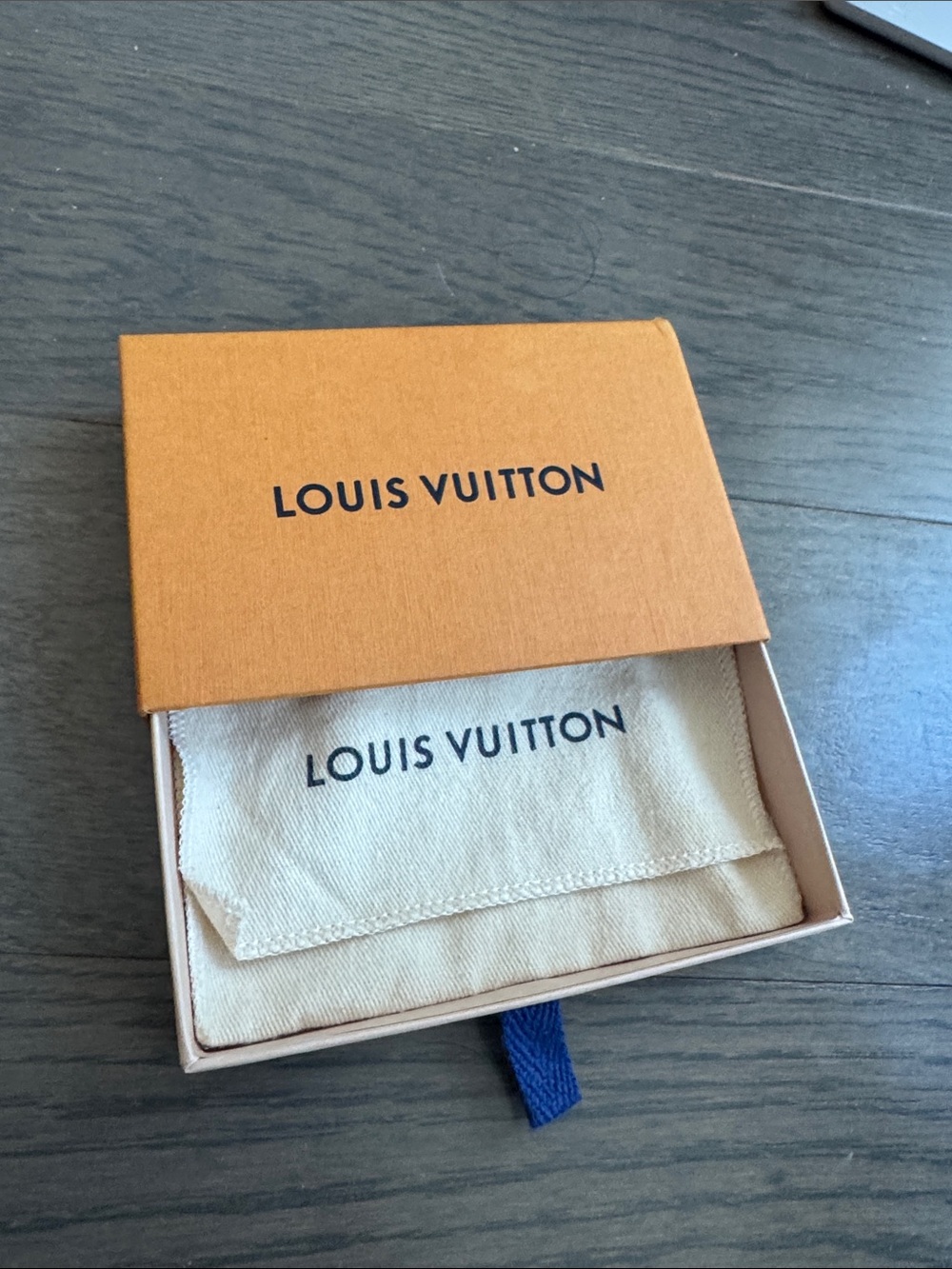 Louis Vuitton Orange Box with Blue Pull Tab